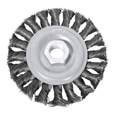 Century Drill & Tool Century Drill 76049 Angle Grinder Wire Wheel 4" Dia. Steel Knot 76049